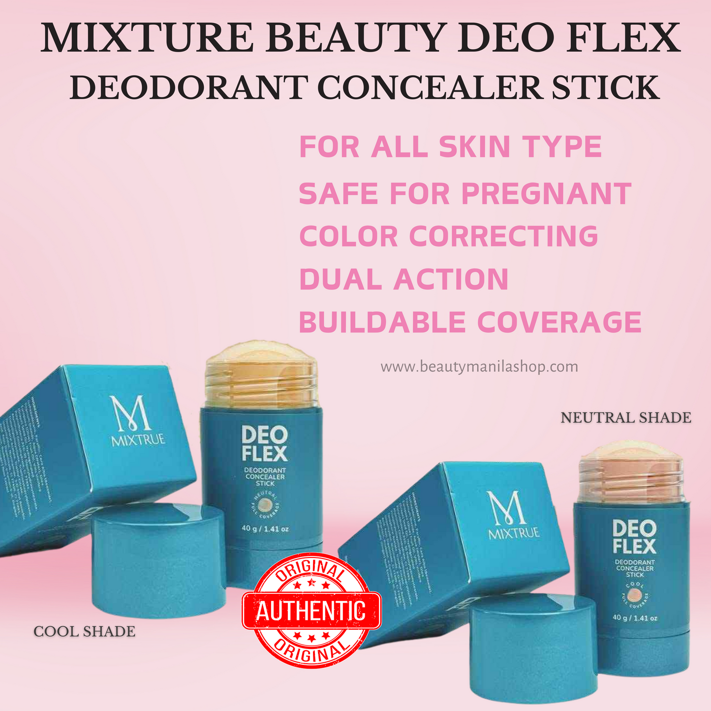 Deo Flex Deodorant Concealer Stick