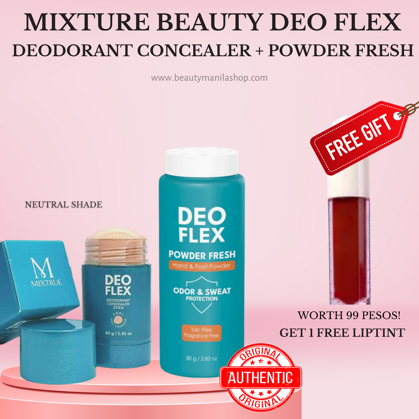 Deo Flex Deodorant Concealer Stick