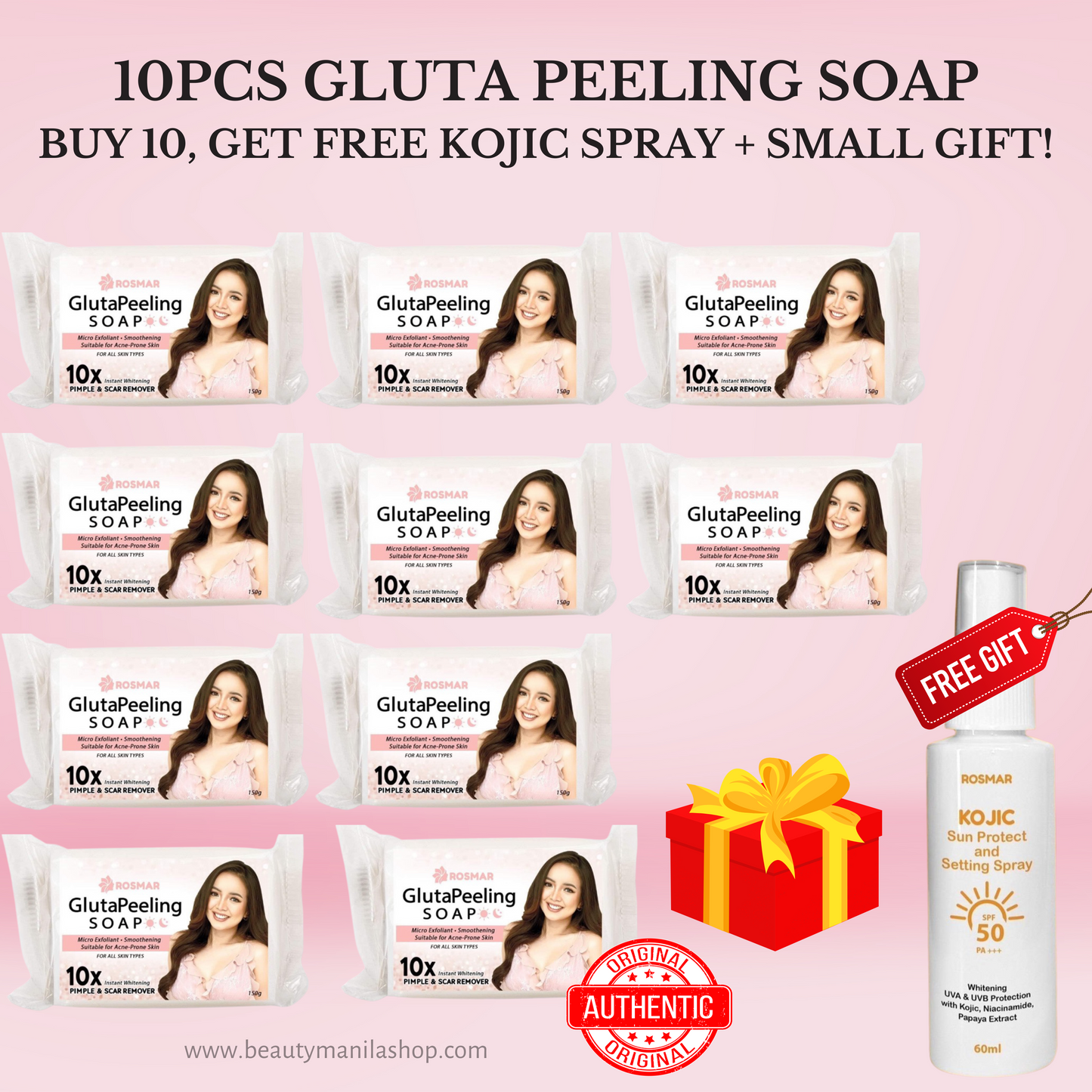 ROSMAR GLUTA PEELING SOAP