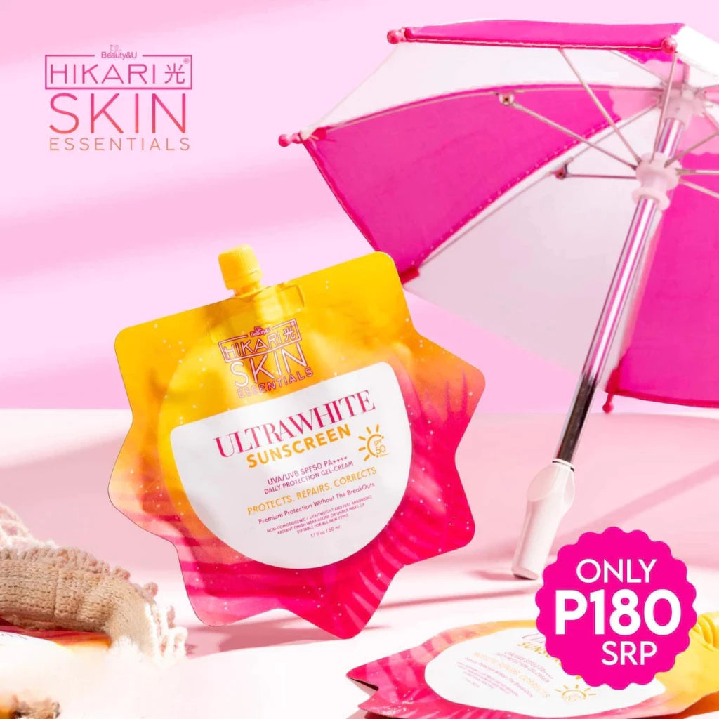 Hikari Whitening Sunscreen 50ML Whitening Brightening All Skin Type SPF50+