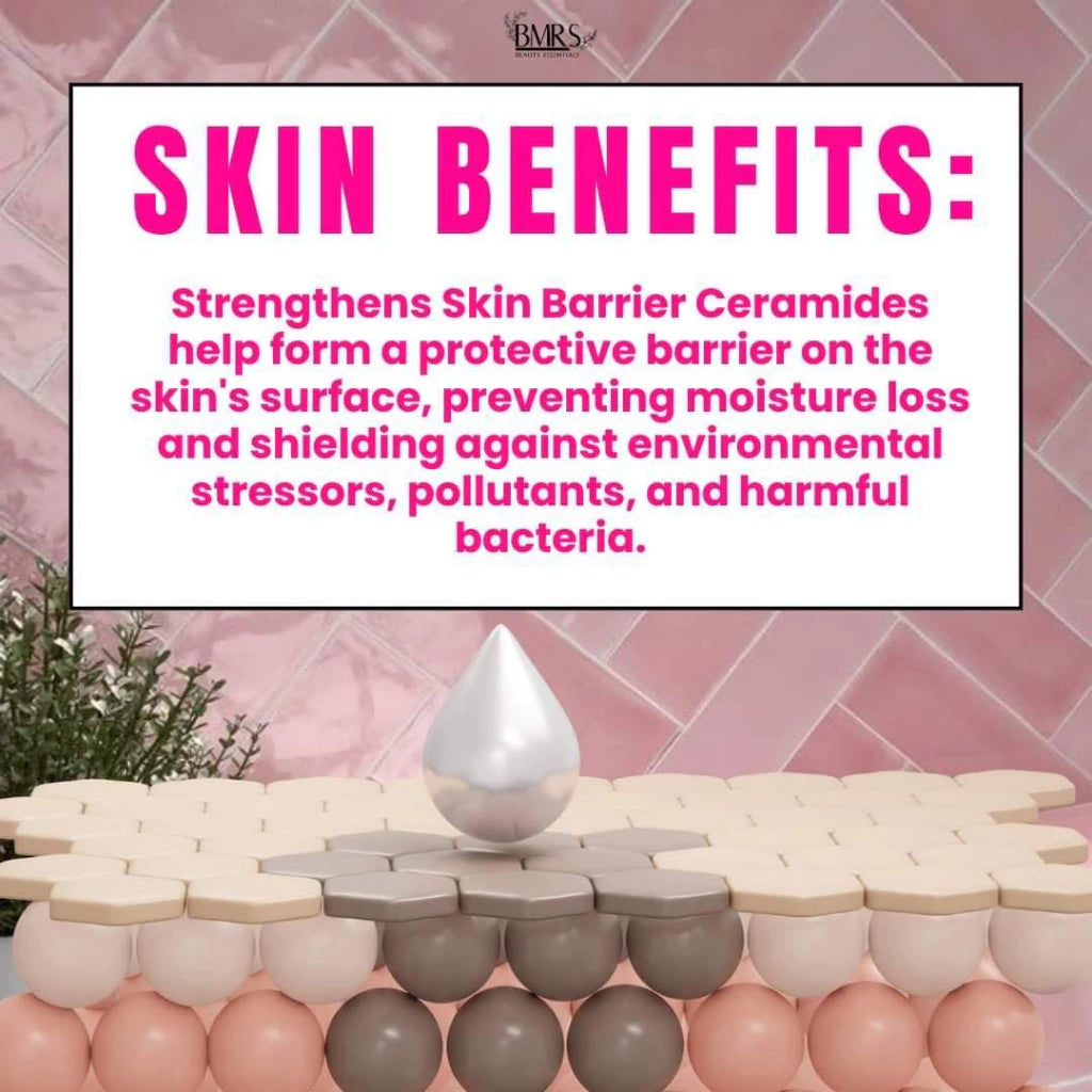 BMRS Milky Hya Soap with ceramide, Glutathione Vitamin E&A Brightening, Moisturize