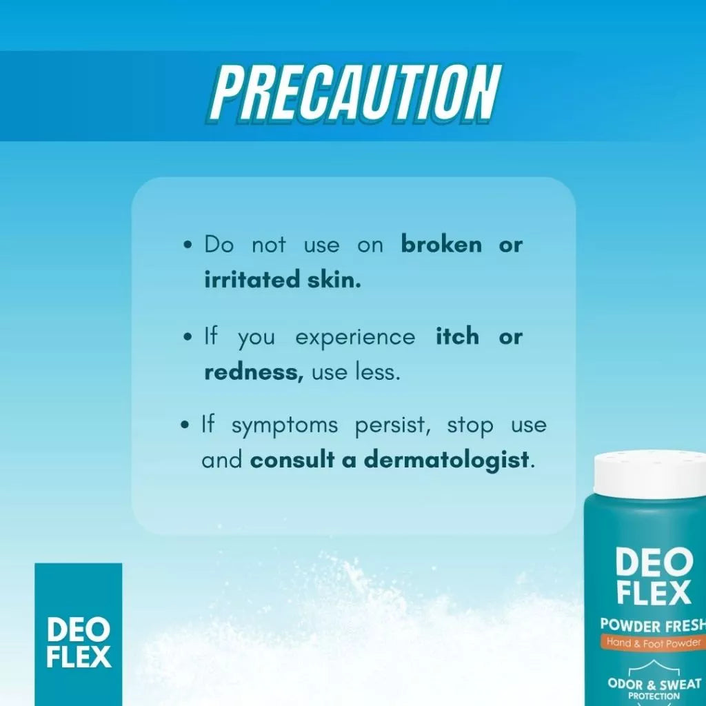 Deoflex Powder Fresh Hand & Foot Powder
