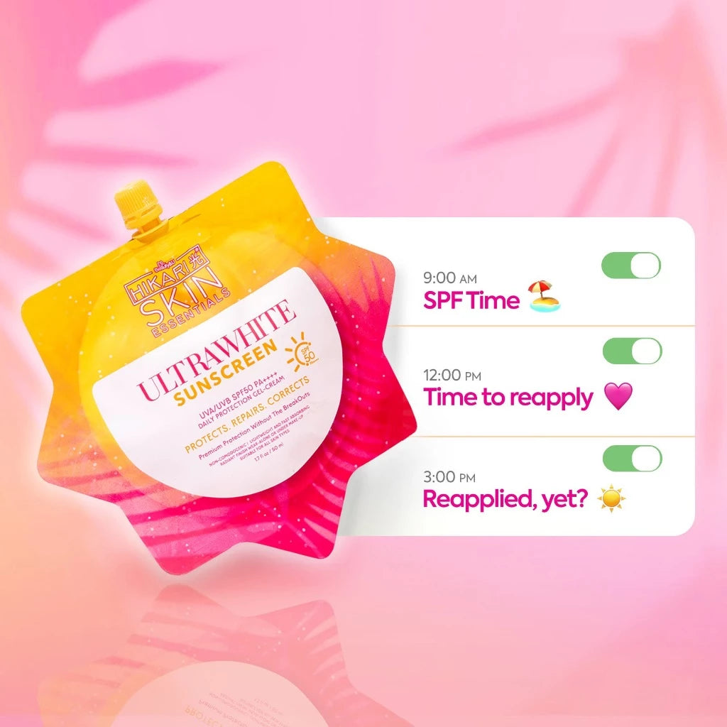 Hikari Whitening Sunscreen 50ML Whitening Brightening All Skin Type SPF50+