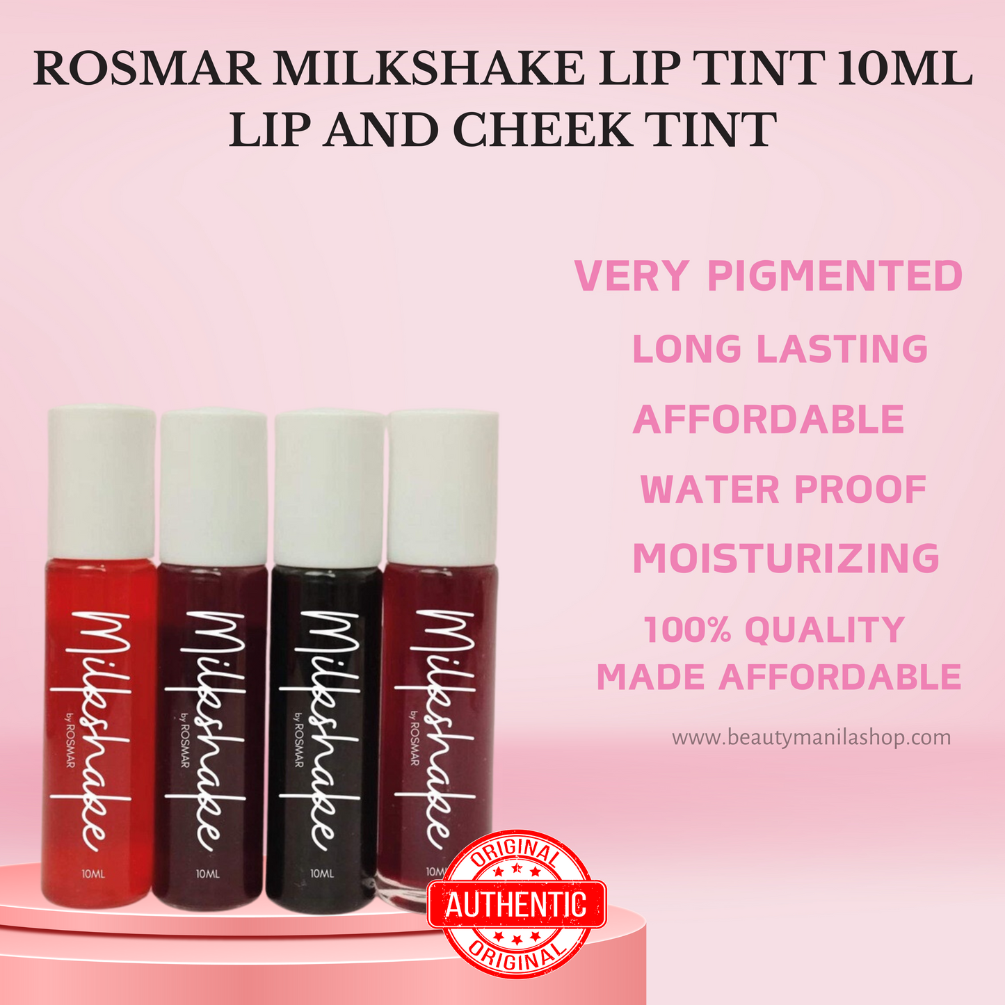 Rosmar Milkshake Lip and Cheek Tint 10ml