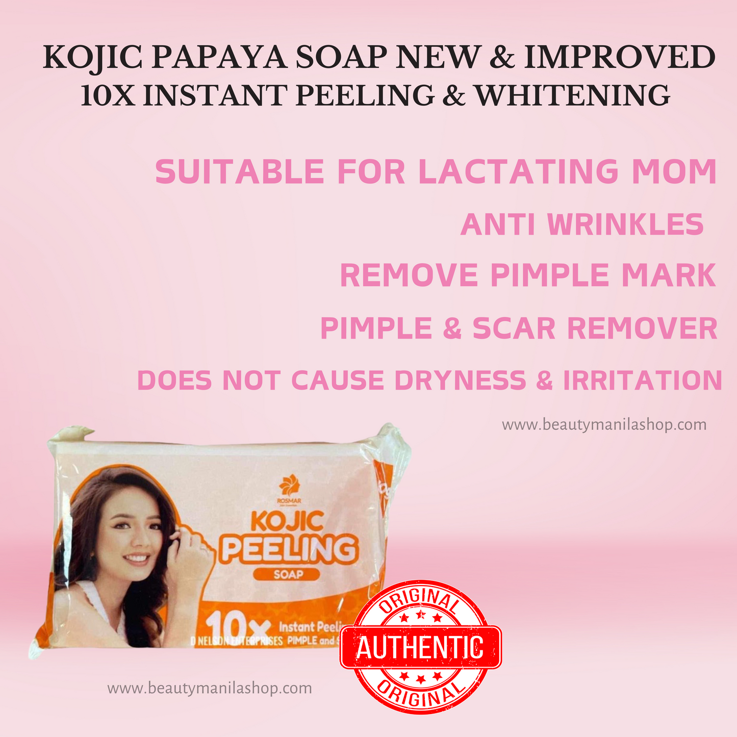 Rosmar Official KojicPeel 10x Instant Peeling Soap 150g