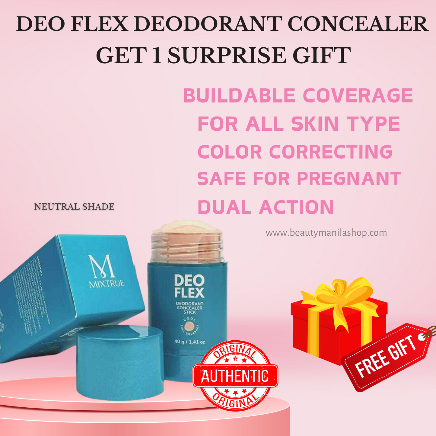 Deo Flex Deodorant Concealer Stick