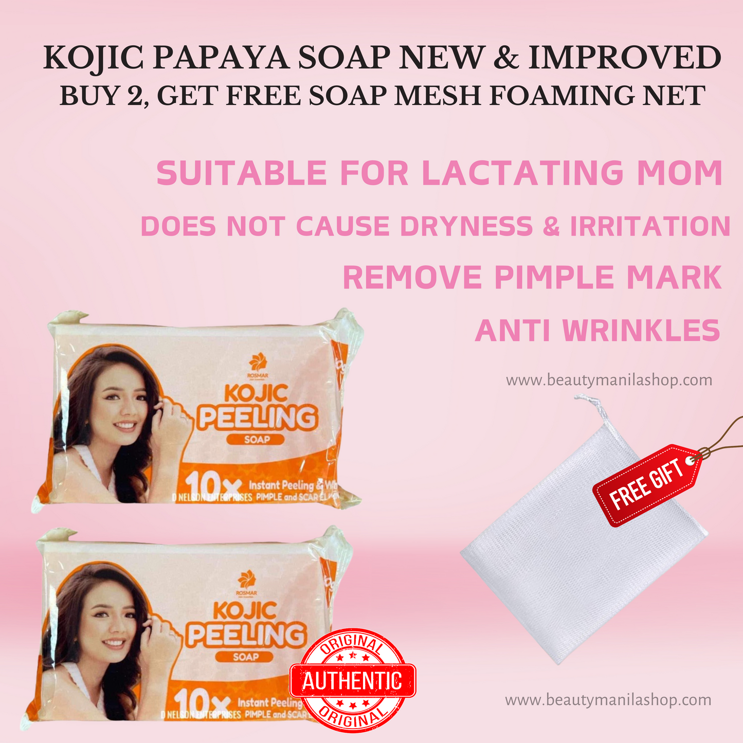 Rosmar Official KojicPeel 10x Instant Peeling Soap 150g