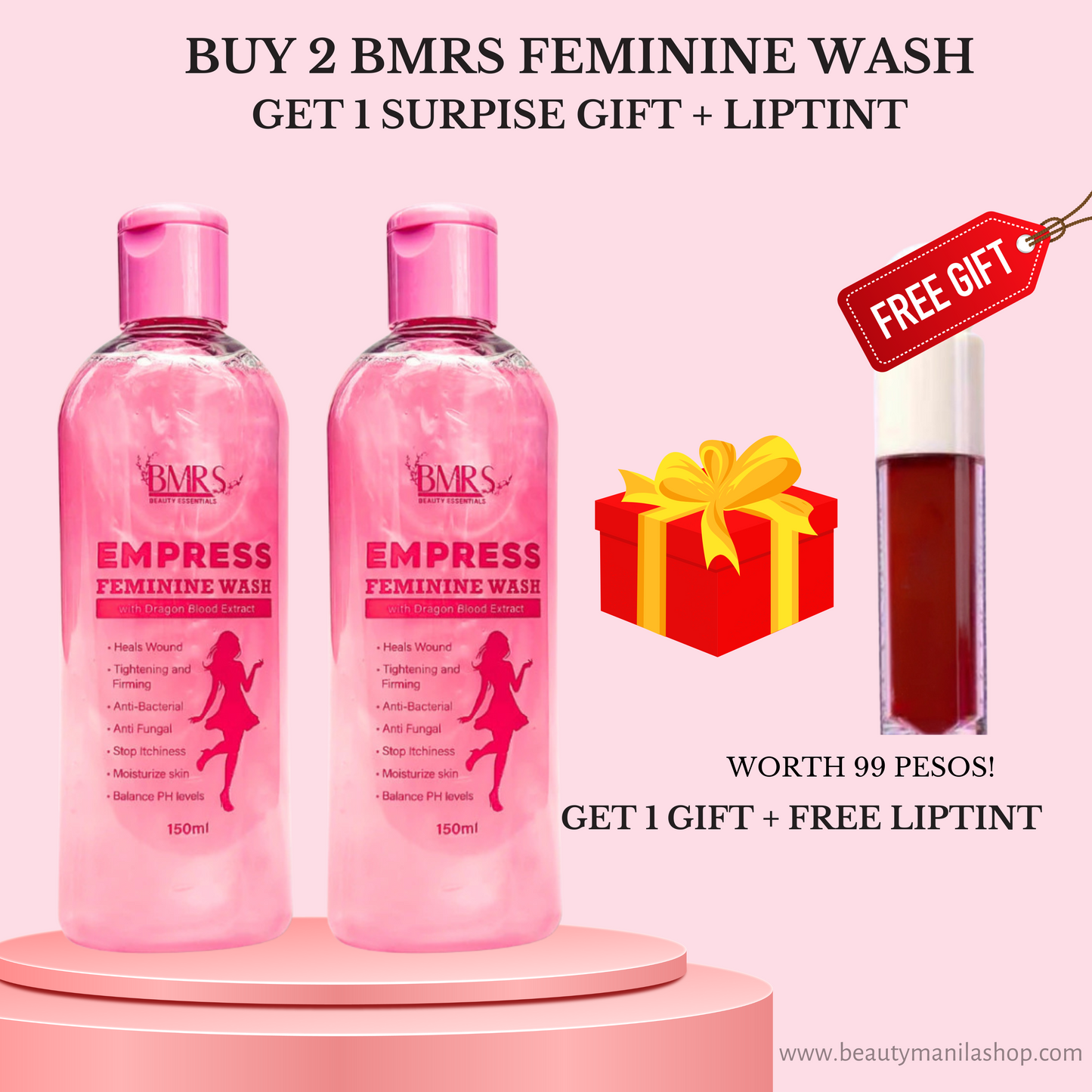 BMRS INTIMATE WASH Fresh All Day for Women Empress 150ml