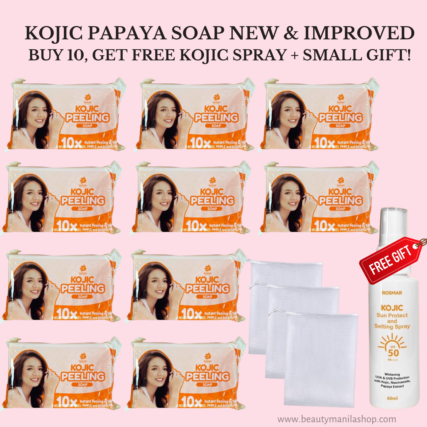 Rosmar Official KojicPeel 10x Instant Peeling Soap 150g