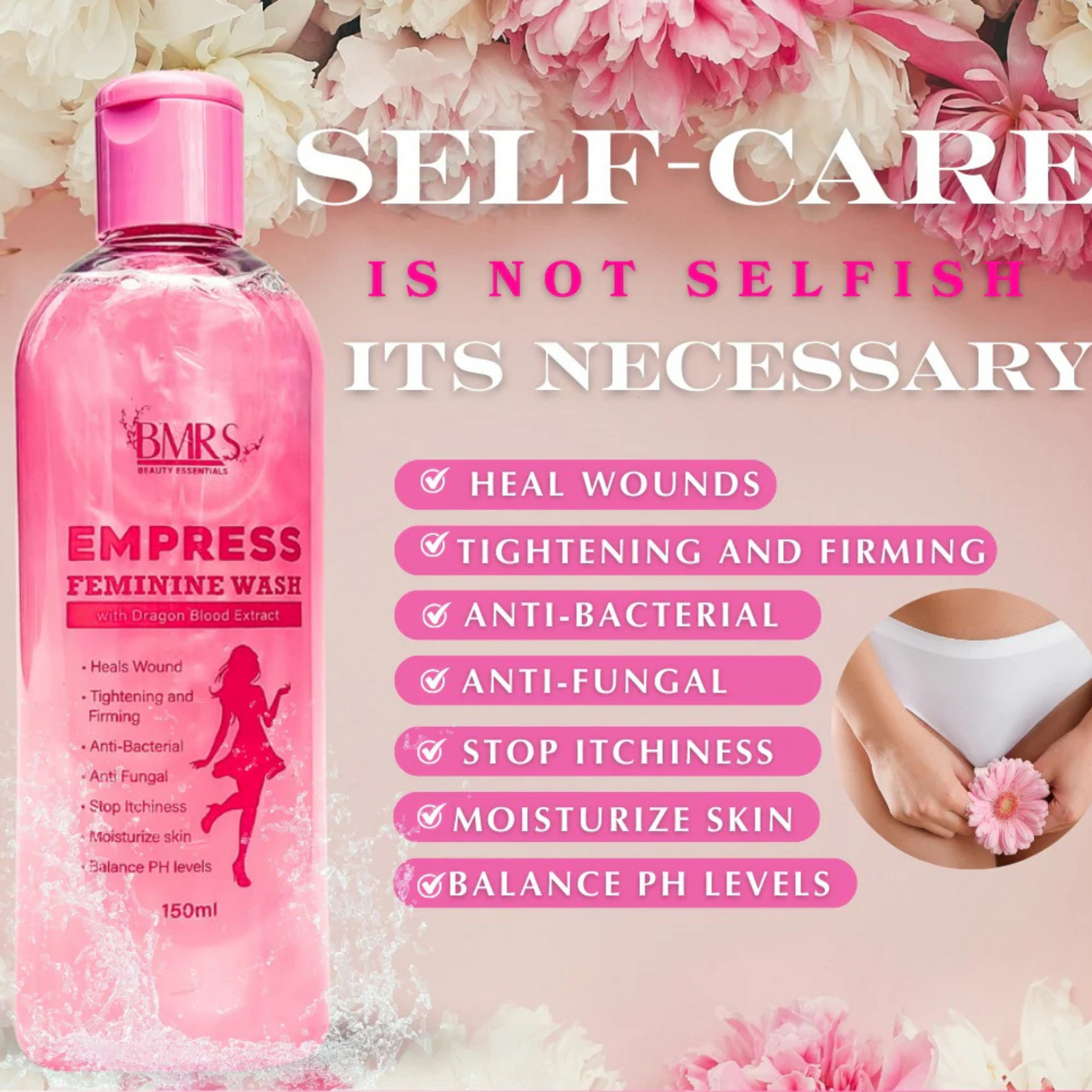 BMRS INTIMATE WASH Fresh All Day for Women Empress 150ml