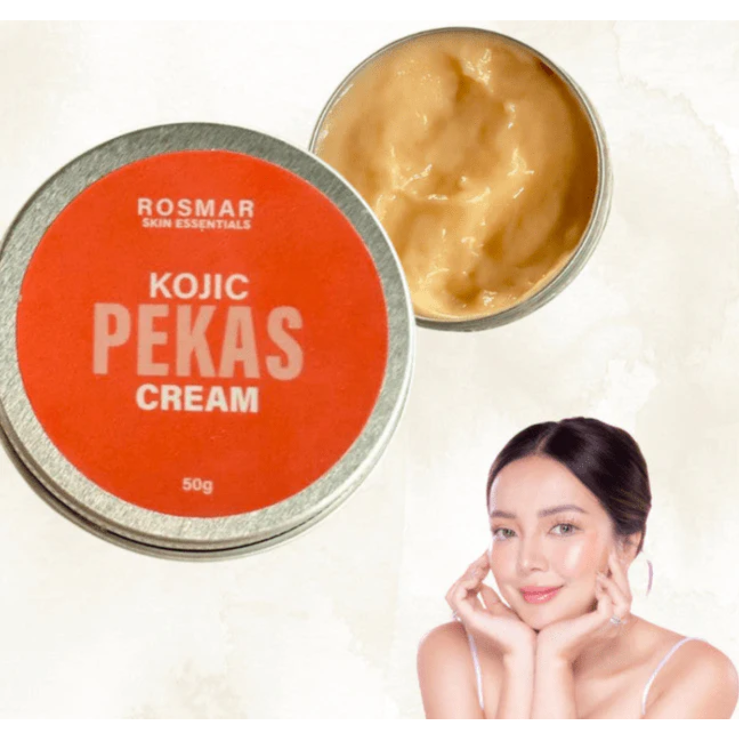 ROSMAR KOJIC PEKAS CREAM 50G PLUS KOJIC SUN PROTECT SUN SPRAY Moisturizers New Product