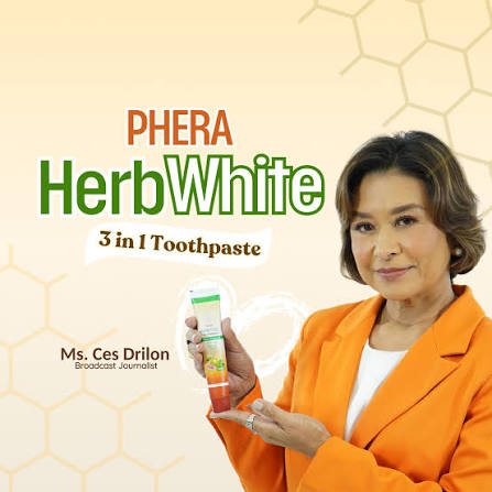 PHERA Herbal Whitening Toothpaste 1 Tube (100g)