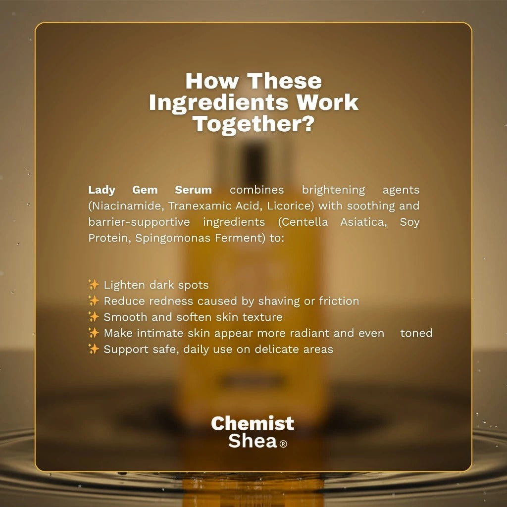 Mixtrue Beauty Chemist Shea Lady Gem Serum – Intimate Lightening Serum 50ml