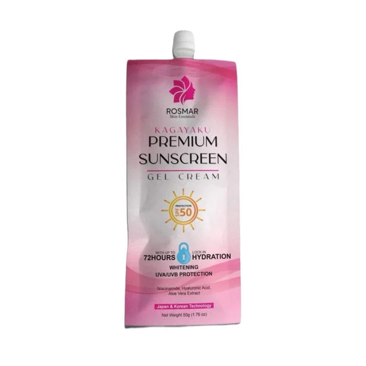 (LIMITED OFFER ONLY!) Premium Sunscreen Gel SPF50 50g Rosmar Kagayaku  (42)