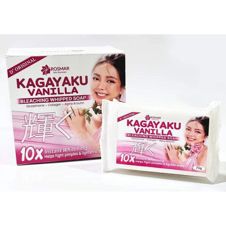 Rosmar Kagayaku Bleaching Whipped Soap 75g NEW PACKAGING (per piece)