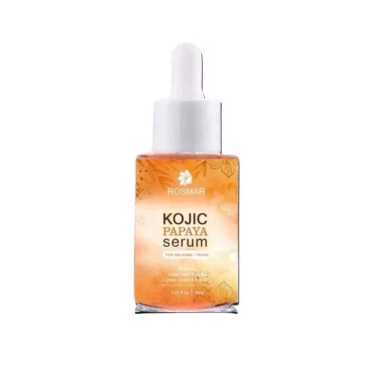 Rosmar Kojic Papaya Serum for Pekas & Melasma | Whitening Dark Spot Remover