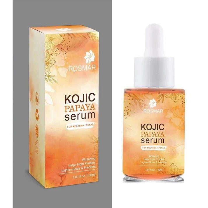 Rosmar Kojic Papaya Serum for Pekas & Melasma | Whitening Dark Spot Remover