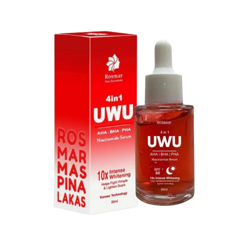 ROSMAR New 4in1 UWU NIACINAMIDE SERUM | AHA BHA & PHA | 30ml